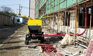 小型混泥土输送泵特色-提高5倍施工效益[极悦注册]